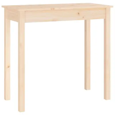 vidaXL Konzolna mizica 80x40x75 cm trdna borovina