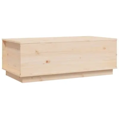 vidaXL Klubska mizica 100x50x35 cm trdna borovina