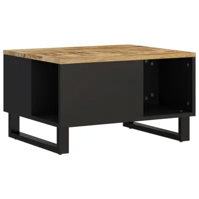 vidaXL Klubska mizica 60x50x35 cm trden mangov les