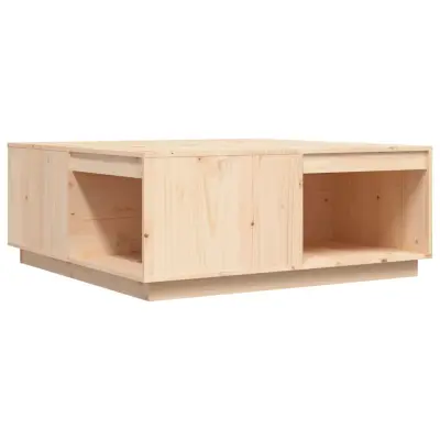 vidaXL Klubska mizica 100x101x40,5 cm trdna borovina