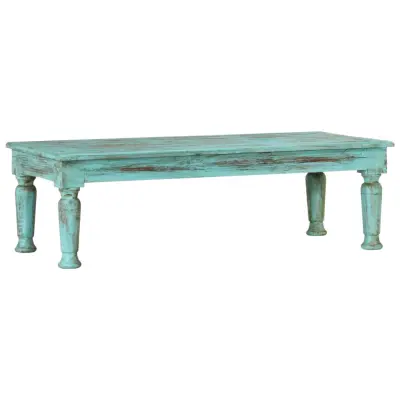 vidaXL Klubska mizica 110x50x34 cm trden predelan les