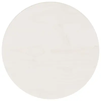 vidaXL Mizna plošča bela Ø30x2,5 cm trdna borovina