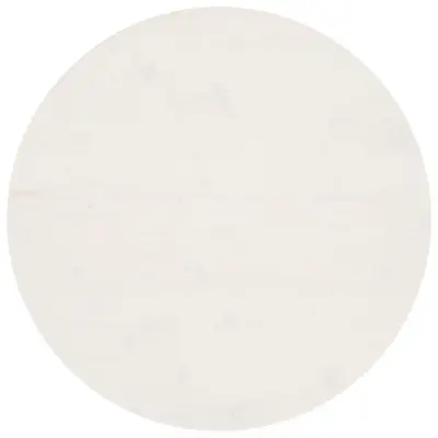 vidaXL Mizna plošča bela Ø80x2,5 cm trdna borovina