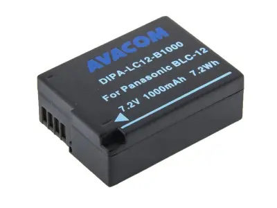 AVACOM Panasonic DMW-BLC12 Li-Ion 7.2V 1000mAh 7.2Wh