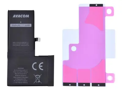 AVACOM Baterija za Apple iPhone X - visoka zmogljivost, Li-Ion 3,81 V 3060 mAh (nadomešča 616-00346)