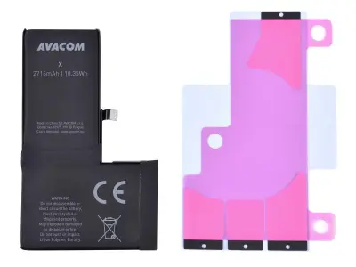 AVACOM Baterija za Apple iPhone X, Li-Ion 3.81V 2716mAh (nadomešča 616-00346)