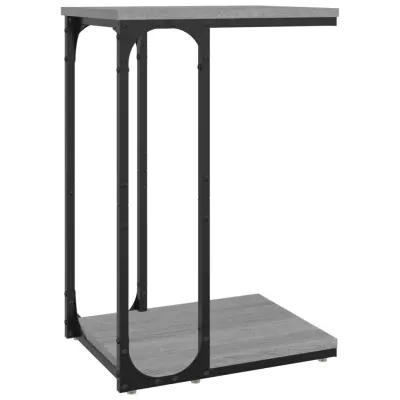 vidaXL Stranska mizica siva sonoma 40x30x60 cm inženirski les