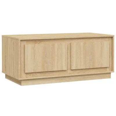 vidaXL Klubska mizica sonoma hrast 102x50x44 cm inženirski les