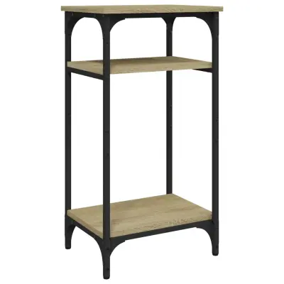 vidaXL Stranska mizica sonoma hrast 40x30x75 cm inženirski les