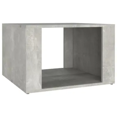 vidaXL Nočna mizica betonsko siva 57x55x36 cm inženirski les