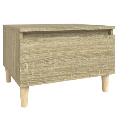 vidaXL Stranska mizica sonoma hrast 50x46x35 cm inženirski les
