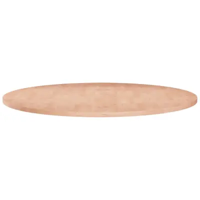 vidaXL Okrogla mizna plošča Ø60x1,5 cm neobdelana trdna hrastovina