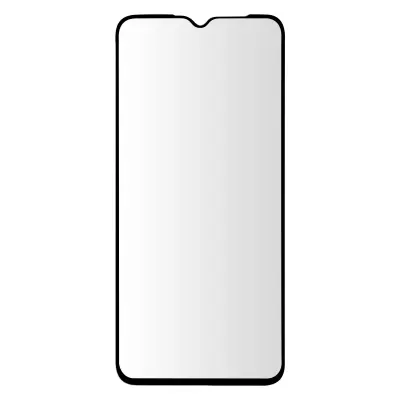 Motorola Moto E7 Tempered Glass 9H Ultra-Resistant Screen Protector, Beveled Edge - Black
