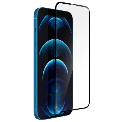 iPhone 12 Pro Max Ultra-resistant Flexible Glass 9H, 5D Full-cover Film - Black