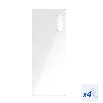 Paket 4x folij za kamere Vivo Y70 Fleksibilno steklo 6H Unbreakable, 3mk - prozorno
