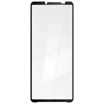 Sony Xperia 10 V kaljeno steklo proti praskam s polnim lepilom - crn obris