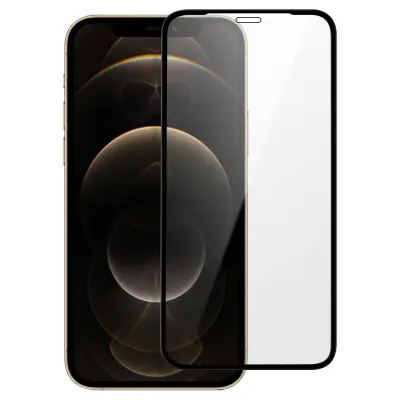 iPhone 12 Pro Max Tempered Glass Integral and Ultra-resistant Screen Protection (9H), 3mk Hardglass Max - crna