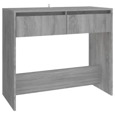 vidaXL Klubska mizica siva sonoma 89x41x76,5 cm iverna plošča