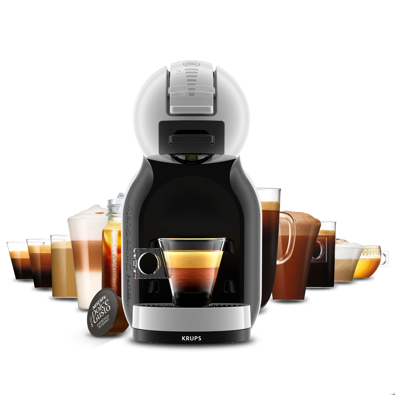KRUPS Dolce Gusto Mini Me arktično siv/črn [KP123B10]