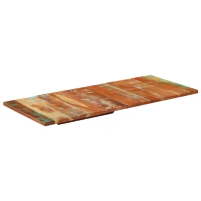vidaXL Pravokotna mizna plošča 60x140 cm 25-27 mm trden predelan les