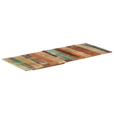 vidaXL Pravokotna mizna plošča 60x140cm 15-16 mm trden predelan les