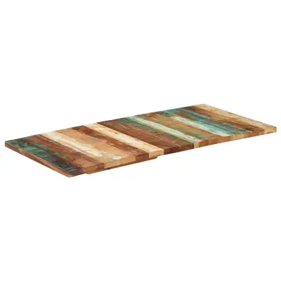 vidaXL Pravokotna mizna plošča 60x120cm 25-27 mm trden predelan les