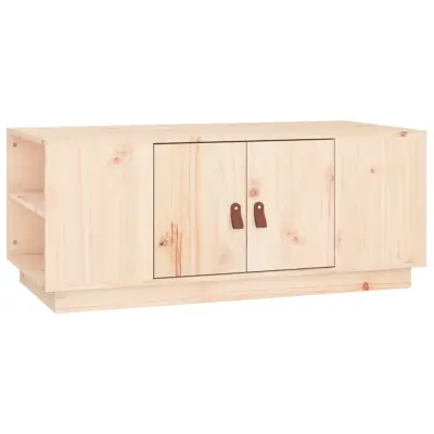 vidaXL Klubska mizica 100x50x41 trdna borovina