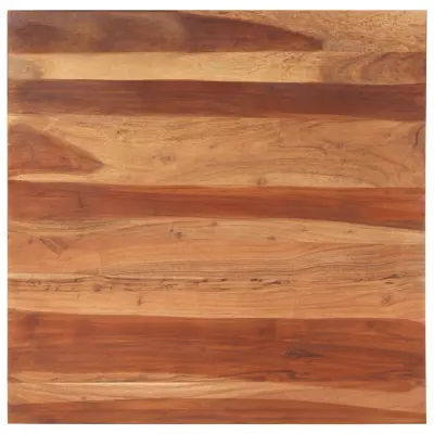 vidaXL Mizna plošča iz trdnega akacijevega lesa 25-27 mm 80x80 cm