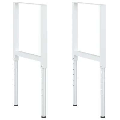 vidaXL Nastavljivi okvirji za delovno mizo 2 kosa kov. 55x(69-95,5) cm