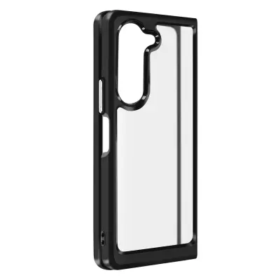 Ovitek z mehkim ovitkom za Samsung Galaxy Z Fold 5 Series April - crn obris