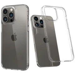Ovitek Spigen za iPhone 14 Pro Max iz dveh materialov, ultra tanek in ultra prosojen, serija Air Skin Hybrid
