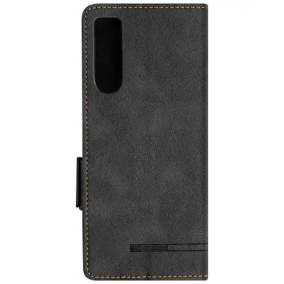 Torbica denarnica Sony Xperia 10 V, Precious Collection - crna