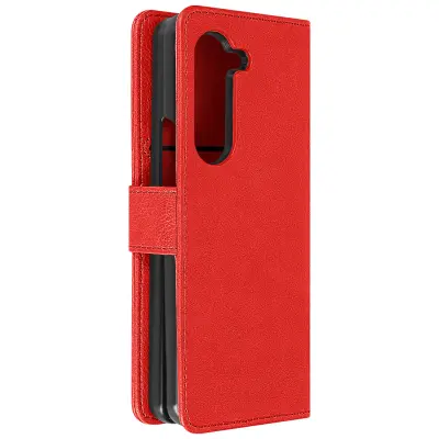 Ovitek za denarnico Chesterfield Series Samsung Galaxy Z Fold 5 - rdec