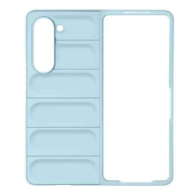 Mehka torbica za Samsung Galaxy Z Fold 5, odporna proti udarcem - svetlo modra