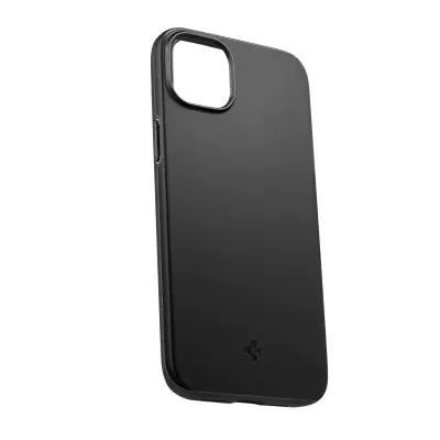 Izjemno tanek ovitek Spigen za iPhone 14 iz dveh materialov, serija Thin Fit - crn