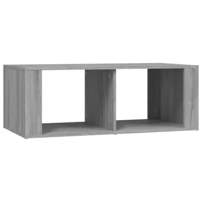 vidaXL Klubska mizica siva sonoma 100x50x36 cm inženirski les