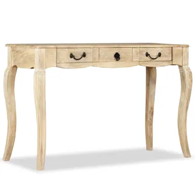 vidaXL Konzolna mizica trden mangov les 120x50x80 cm