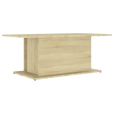 vidaXL Klubska mizica sonoma hrast 102x55,5x40 cm iverna plošča