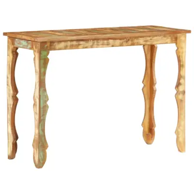vidaXL Konzolna mizica 110x40x76 cm trden predelan les