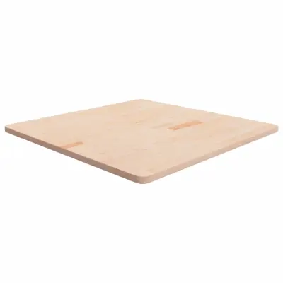 vidaXL Kvadratna mizna plošča 90x90x2,5 cm neobdelana trdna hrastovina