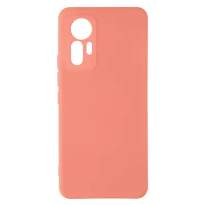 Poltrdi silikonski ovitek Xiaomi 12 Lite z mehkim zakljuckom na dotik - roza