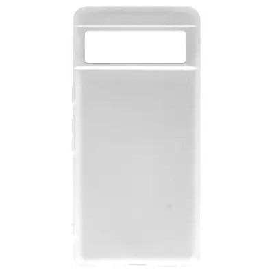 Ovitek Google Pixel 7 Pro, silikonski gel, prožen, prosojen, bel, ultra tanek