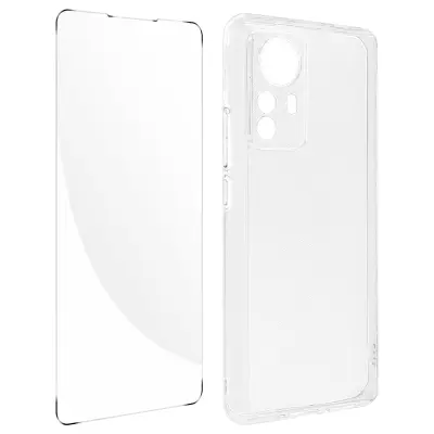 Xiaomi 12 Pro 360° Protection Pack: prozorno mehko ohišje, prozorno kaljeno steklo