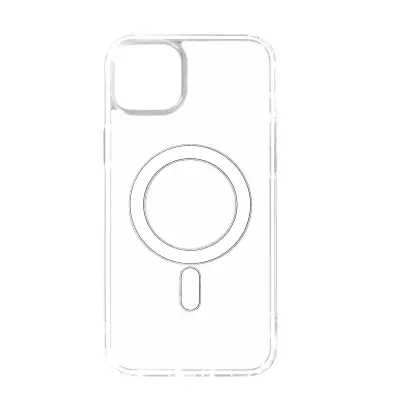 Hibridni ovitek MagSafe za iPhone 14 Plus, odporen proti udarcem - prozoren
