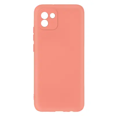 Poltrdi silikonski ovitek z mehkim zakljuckom za Samsung Galaxy A03 - roza