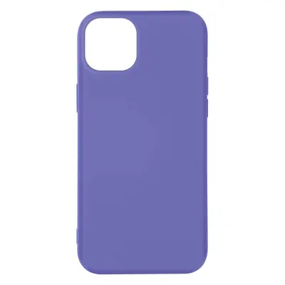 Poltrdi silikonski ovitek z mehkim zakljuckom za iPhone 14 - vijolicen
