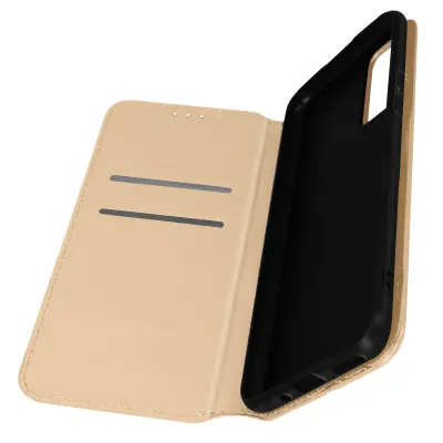 Oppo Find X5 Pro Case Card Holder, Magnetic Flip - Classic Edition Gold