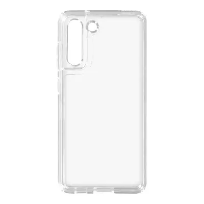 Ovitek Spigen za Samsung Galaxy S22, trda hrbtna stran in anti-rumeni silikonski robovi - prozoren