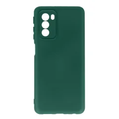 Poltrdi silikonski ovitek Motorola Moto G51 5G, zelen z mehkim zakljuckom