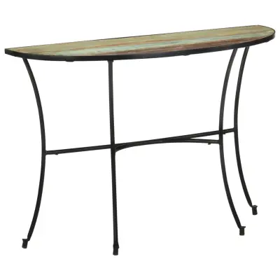 vidaXL Stranska mizica 110x40x77 cm trden predelan les